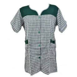 Blouse De Travail Boutonnée Pour Femme, Tablier Sans Manches -Kappa Magasin blouse de travail boutonnee pour femme tablier sans manches 10