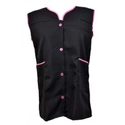 Blouse De Travail Boutonnée Pour Femme, Tablier Sans Manches -Kappa Magasin blouse de travail boutonnee pour femme tablier sans manches 2