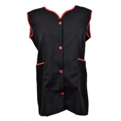 Blouse De Travail Boutonnée Pour Femme, Tablier Sans Manches -Kappa Magasin blouse de travail boutonnee pour femme tablier sans manches 3