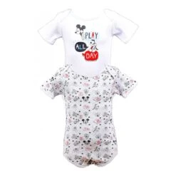 Body Bébé Licence Fantaisie: Mickey, Minnie, Pat Patrouille 100% Coton