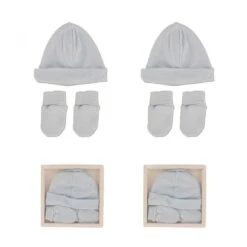 Bonnet Et Moufles Bébé Lot De 2