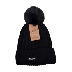 Bonnet Pompon CHEVIGNON Cachemire Ultra Doux Doublure Polaire -Kappa Magasin bonnet pompon chevignon cachemire ultra doux doublure polaire 11