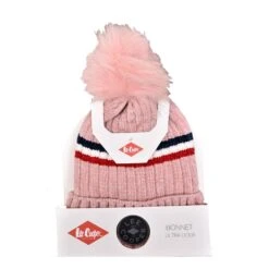 Bonnet Pompon LEE COOPER Ultra Doux Doublure Polaire -Kappa Magasin bonnet pompon lee cooper ultra doux doublure polaire 13