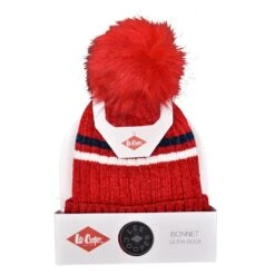 Bonnet Pompon LEE COOPER Ultra Doux Doublure Polaire -Kappa Magasin bonnet pompon lee cooper ultra doux doublure polaire 15