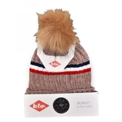 Bonnet Pompon LEE COOPER Ultra Doux Doublure Polaire -Kappa Magasin bonnet pompon lee cooper ultra doux doublure polaire 5