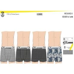 Christian Lacroix Boxer CXL By LACROIX X4 -Kappa Magasin boxer christian lacroix x4 3