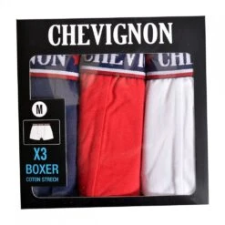Boxer Homme CHEVIGNON Confort Et Qualité -Assortiment Modèles Photos Selon Arrivages- -Kappa Magasin boxer homme chevignon confort et qualite assortiment modeles photos selon arrivages 1 2