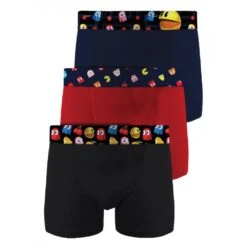 Pac-Man Boxer No Publik Featuring Pacman Homme Confort Et Fantaisie En Coton -Assortiment Modèles Photos Selon Arrivages- -Kappa Magasin boxer no publik featuring pacman homme confort et fantaisie en coton assortiment modeles photos selon arrivages 1 7