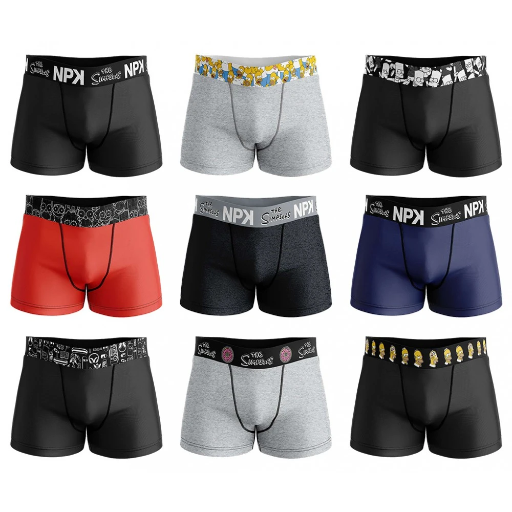 Boxer No Publik Featuring Simpsons Homme Confort Et Fantaisie En Coton -Assortiment Modèles Photos Selon Arrivages- 4 Boxer No Publik Featuring Simpsons Homme Confort Et Fantaisie En Coton -Assortiment Modèles Photos Selon Arrivages- – Image 2