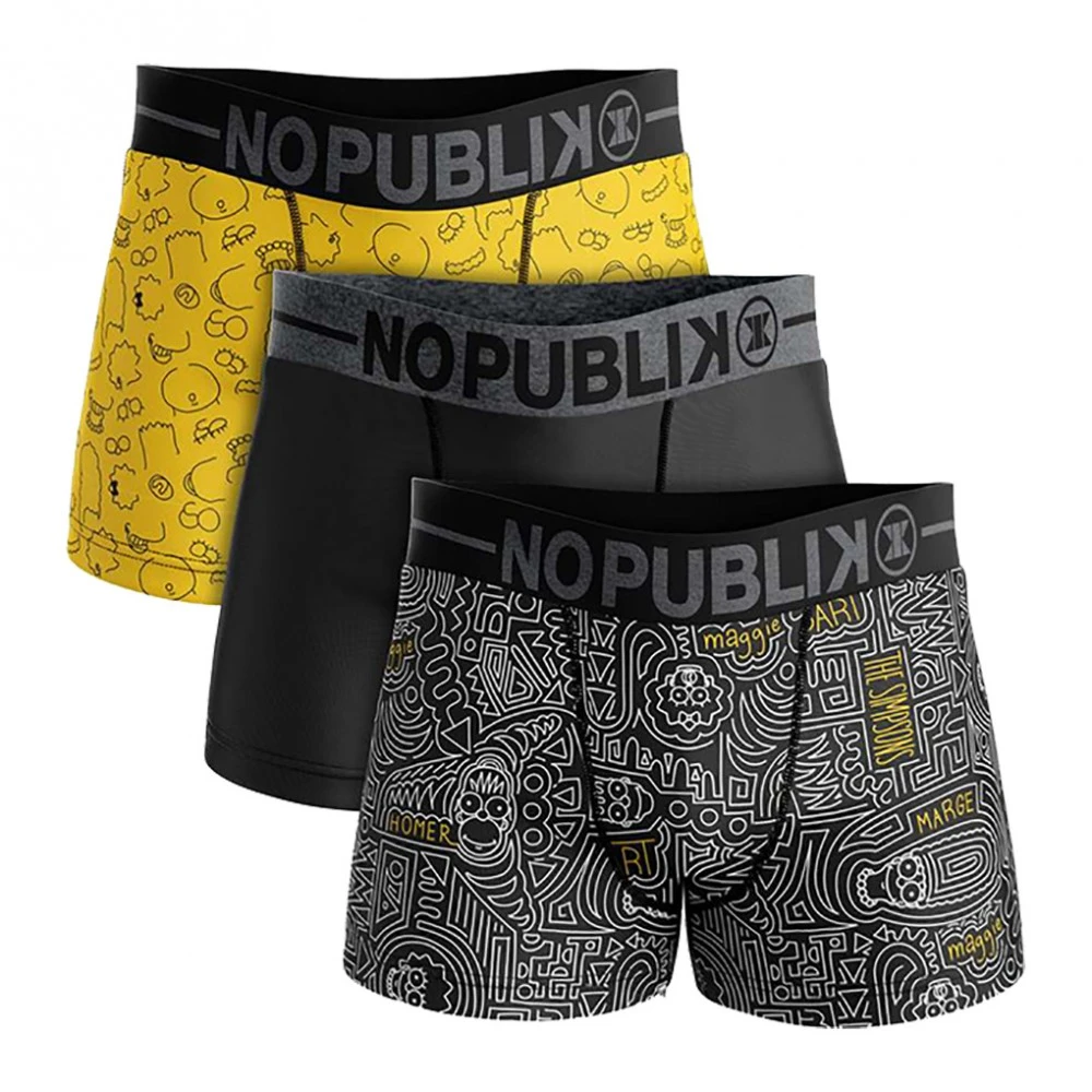 Boxer No Publik Featuring Simpsons Homme Confort Et Fantaisie En Coton -Assortiment Modèles Photos Selon Arrivages- 18 Boxer No Publik Featuring Simpsons Homme Confort Et Fantaisie En Coton -Assortiment Modèles Photos Selon Arrivages- – Image 16