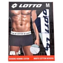Boxers - Caleçons Lotto Homme Lot De 4 -Kappa Magasin boxers calecons lotto homme lot de 4 2