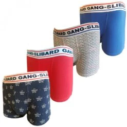 Boxers Caleçons Slibard Gang Homme Confort Et Qualité -Kappa Magasin boxers calecons slibard gang homme lot pack 5