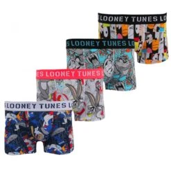 Boxers Looney Tunes Garçon Lot De 4