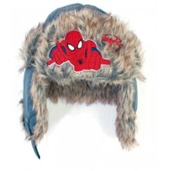 Chapka Fourrée Garçon Spiderman Brodée -Kappa Magasin chapka fourree garcon spiderman brodee 1 2