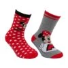 Disney Chaussettes Antidérapantes Minnie Enfant Lot De 2 -Kappa Magasin chaussettes antiderapantes minnie enfant lot de 2