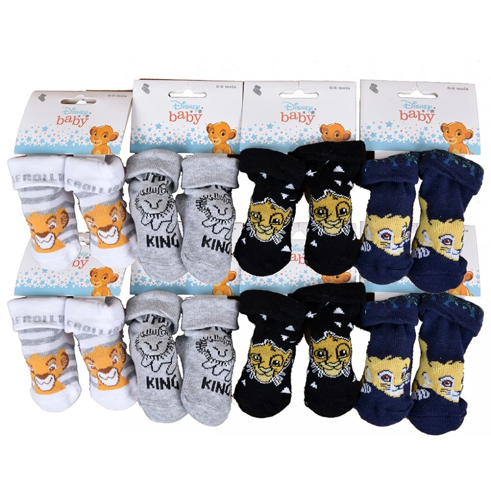 Chaussettes Bébé Naissance Licence Fantaisie: Mickey ,Minnie, Winnie, Roi Lion.. -Assortiment Modèles Photos Selon Arrivages- 21 Chaussettes Bébé Naissance Licence Fantaisie: Mickey ,Minnie, Winnie, Roi Lion.. -Assortiment Modèles Photos Selon Arrivages- – Image 19