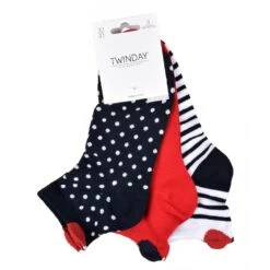 Chaussettes Courtes Femme TWINDAY Qualité Et Confort-Assortiment Modèles Photos Selon Arrivages- -Kappa Magasin chaussettes courtes femme twinday qualite et confort assortiment modeles photos selon arrivages 1 15