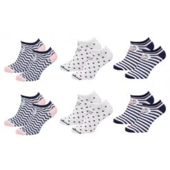 Chaussettes Courtes Femme TWINDAY Qualité Et Confort-Assortiment Modèles Photos Selon Arrivages- -Kappa Magasin chaussettes courtes femme twinday qualite et confort assortiment modeles photos selon arrivages 1 5