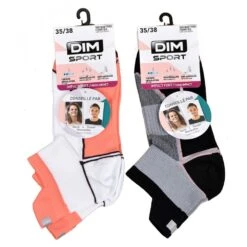 Chaussettes DIM Sport Anti Choc Et Respirante -Assortiment Modèles Photos Selon Arrivages- -Kappa Magasin chaussettes dim sport anti choc et respirante assortiment modeles photos selon arrivages 1 10