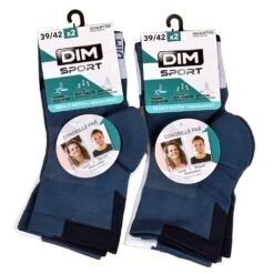 Chaussettes DIM Sport Anti Choc Et Respirante -Assortiment Modèles Photos Selon Arrivages- -Kappa Magasin chaussettes dim sport anti choc et respirante assortiment modeles photos selon arrivages 1 15