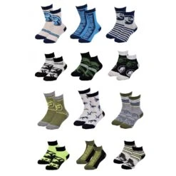 Chaussettes Enfant JURASSIC WORLD Fantaisie -Assortiment Modèles Photos Selon Arrivages-