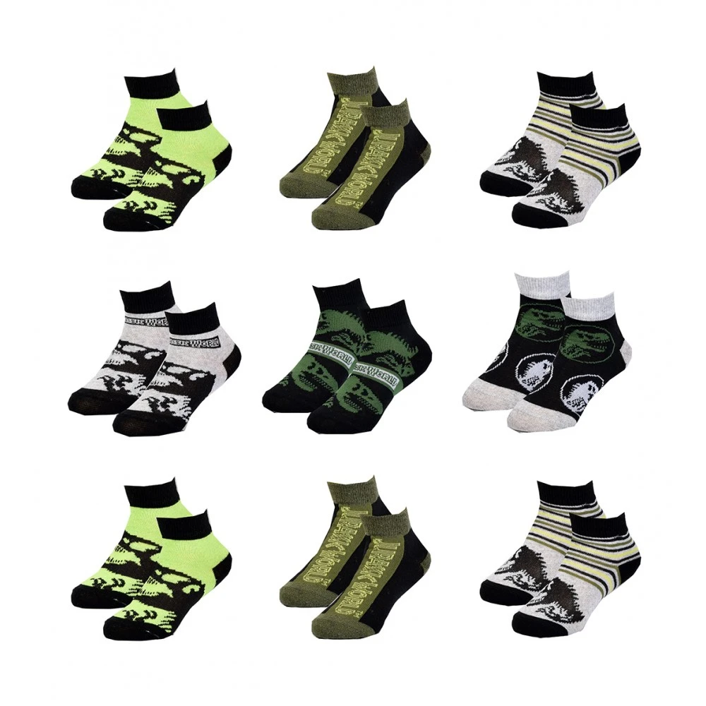 Chaussettes Enfant JURASSIC WORLD Fantaisie -Assortiment Modèles Photos Selon Arrivages- 5 Chaussettes Enfant JURASSIC WORLD Fantaisie -Assortiment Modèles Photos Selon Arrivages- – Image 3