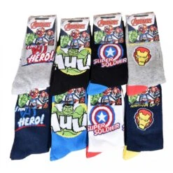 Marvel Chaussettes Enfant Licence Avengers Fantaisie -Assortiment Modèles Photos Selon Arrivages- -Kappa Magasin chaussettes enfant licence avengers fantaisie assortiment modeles photos selon arrivages 1 10
