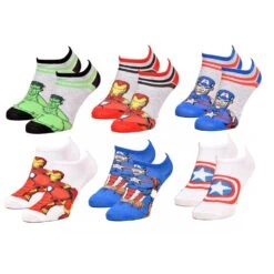 Marvel Chaussettes Enfant Licence Avengers Fantaisie -Assortiment Modèles Photos Selon Arrivages- -Kappa Magasin chaussettes enfant licence avengers fantaisie assortiment modeles photos selon arrivages 1 16