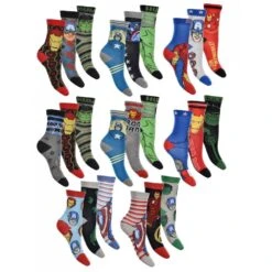 Marvel Chaussettes Enfant Licence Avengers Fantaisie -Assortiment Modèles Photos Selon Arrivages- -Kappa Magasin chaussettes enfant licence avengers fantaisie assortiment modeles photos selon arrivages 1 2
