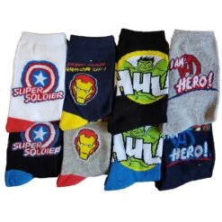 Marvel Chaussettes Enfant Licence Avengers Fantaisie -Assortiment Modèles Photos Selon Arrivages- -Kappa Magasin chaussettes enfant licence avengers fantaisie assortiment modeles photos selon arrivages 1 6