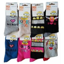 Chaussettes Enfant Licence MOI, MOCHE ET MECHANT Fantaisie -Assortiment Modèles Photos Selon Arrivages- -Kappa Magasin chaussettes enfant licence les minions fantaisie assortiment modeles photos selon arrivages 1 10