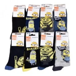 Chaussettes Enfant Licence MOI, MOCHE ET MECHANT Fantaisie -Assortiment Modèles Photos Selon Arrivages- -Kappa Magasin chaussettes enfant licence les minions fantaisie assortiment modeles photos selon arrivages 1 13