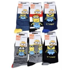 Chaussettes Enfant Licence MOI, MOCHE ET MECHANT Fantaisie -Assortiment Modèles Photos Selon Arrivages- -Kappa Magasin chaussettes enfant licence les minions fantaisie assortiment modeles photos selon arrivages 1 17