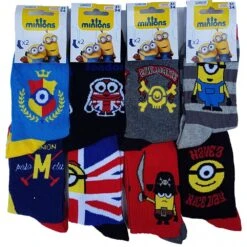 Chaussettes Enfant Licence MOI, MOCHE ET MECHANT Fantaisie -Assortiment Modèles Photos Selon Arrivages- -Kappa Magasin chaussettes enfant licence les minions fantaisie assortiment modeles photos selon arrivages 1 2