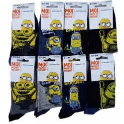 Chaussettes Enfant Licence MOI, MOCHE ET MECHANT Fantaisie -Assortiment Modèles Photos Selon Arrivages- -Kappa Magasin chaussettes enfant licence les minions fantaisie assortiment modeles photos selon arrivages 1 3