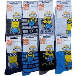 Chaussettes Enfant Licence MOI, MOCHE ET MECHANT Fantaisie -Assortiment Modèles Photos Selon Arrivages- -Kappa Magasin chaussettes enfant licence les minions fantaisie assortiment modeles photos selon arrivages 1 4