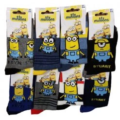 Chaussettes Enfant Licence MOI, MOCHE ET MECHANT Fantaisie -Assortiment Modèles Photos Selon Arrivages- -Kappa Magasin chaussettes enfant licence les minions fantaisie assortiment modeles photos selon arrivages 1 5