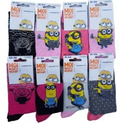 Chaussettes Enfant Licence MOI, MOCHE ET MECHANT Fantaisie -Assortiment Modèles Photos Selon Arrivages- -Kappa Magasin chaussettes enfant licence les minions fantaisie assortiment modeles photos selon arrivages 1 8