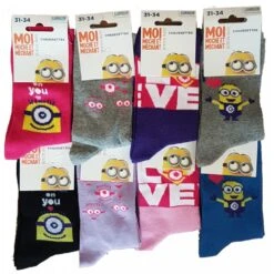 Chaussettes Enfant Licence MOI, MOCHE ET MECHANT Fantaisie -Assortiment Modèles Photos Selon Arrivages- -Kappa Magasin chaussettes enfant licence les minions fantaisie assortiment modeles photos selon arrivages 1 9