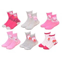 Chaussettes Enfant Licence Peppa Pig Fantaisie -Assortiment Modèles Photos Selon Arrivages- -Kappa Magasin chaussettes enfant licence peppa pig fantaisie assortiment modeles photos selon arrivages 1 11