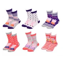 Chaussettes Enfant Licence Peppa Pig Fantaisie -Assortiment Modèles Photos Selon Arrivages- -Kappa Magasin chaussettes enfant licence peppa pig fantaisie assortiment modeles photos selon arrivages 1 15