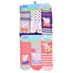Chaussettes Enfant Licence Peppa Pig Fantaisie -Assortiment Modèles Photos Selon Arrivages- -Kappa Magasin chaussettes enfant licence peppa pig fantaisie assortiment modeles photos selon arrivages 1 16