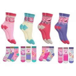 Chaussettes Enfant Licence Peppa Pig Fantaisie -Assortiment Modèles Photos Selon Arrivages- -Kappa Magasin chaussettes enfant licence peppa pig fantaisie assortiment modeles photos selon arrivages 1 4