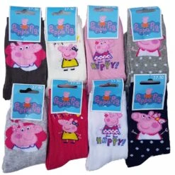Chaussettes Enfant Licence Peppa Pig Fantaisie -Assortiment Modèles Photos Selon Arrivages- -Kappa Magasin chaussettes enfant licence peppa pig fantaisie assortiment modeles photos selon arrivages 1 5