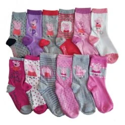 Chaussettes Enfant Licence Peppa Pig Fantaisie -Assortiment Modèles Photos Selon Arrivages- -Kappa Magasin chaussettes enfant licence peppa pig fantaisie assortiment modeles photos selon arrivages 1 6