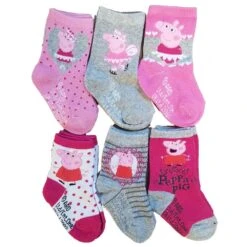 Chaussettes Enfant Licence Peppa Pig Fantaisie -Assortiment Modèles Photos Selon Arrivages- -Kappa Magasin chaussettes enfant licence peppa pig fantaisie assortiment modeles photos selon arrivages 1 8