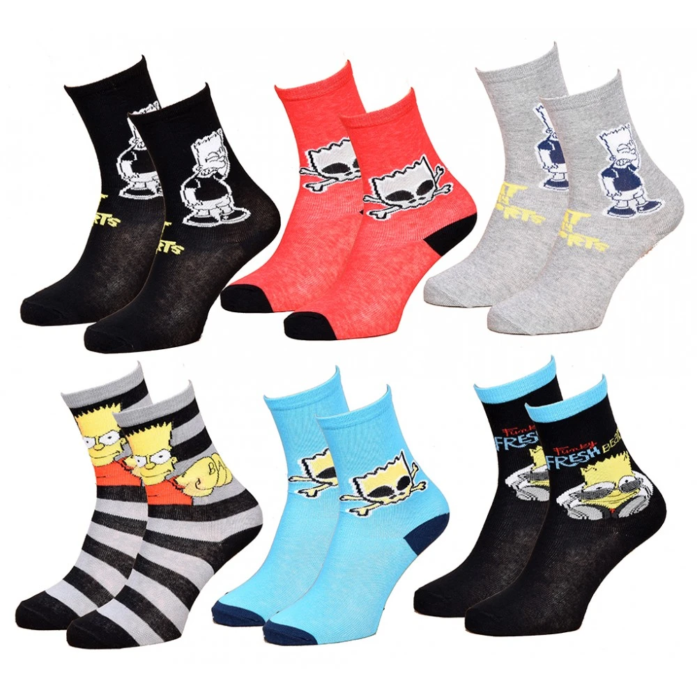 Chaussettes Enfant Licence Simpsons Fantaisie -Assortiment Modèles Photos Selon Arrivages- 13 Chaussettes Enfant Licence Simpsons Fantaisie -Assortiment Modèles Photos Selon Arrivages- – Image 11
