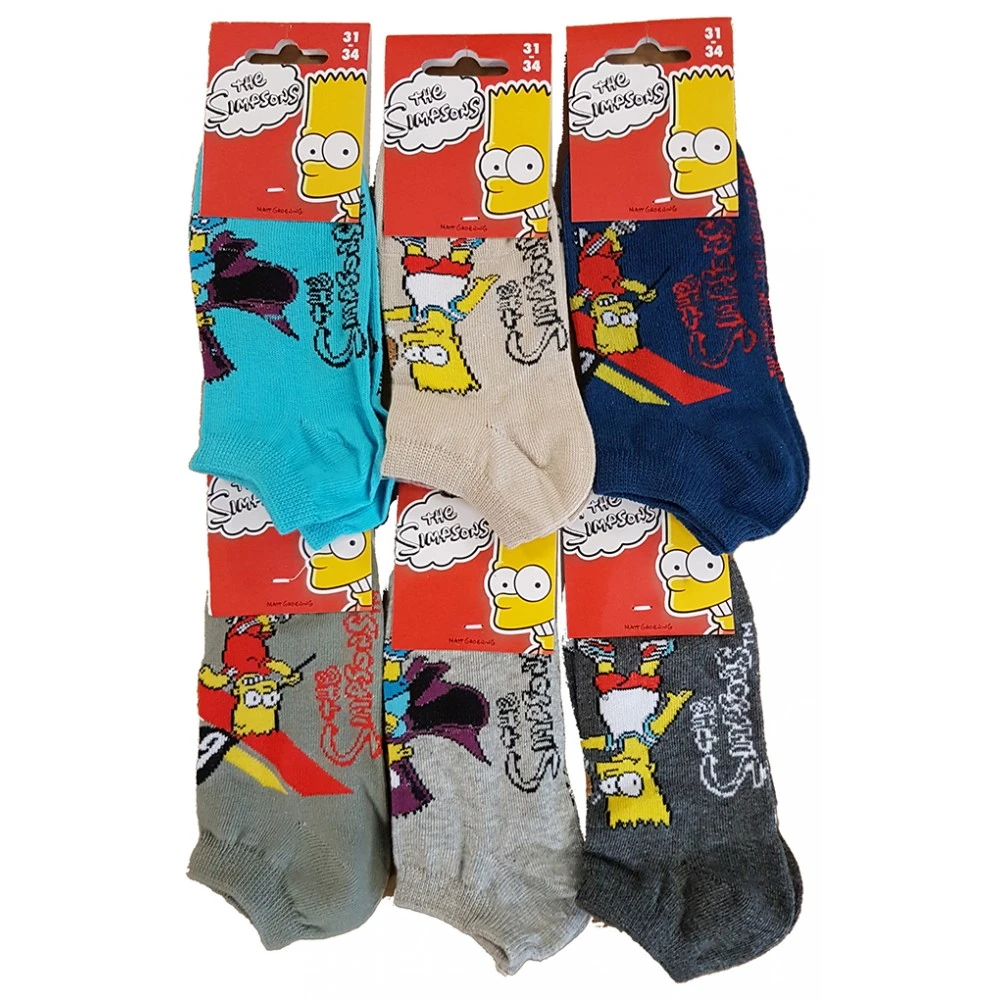 Chaussettes Enfant Licence Simpsons Fantaisie -Assortiment Modèles Photos Selon Arrivages- 7 Chaussettes Enfant Licence Simpsons Fantaisie -Assortiment Modèles Photos Selon Arrivages- – Image 5