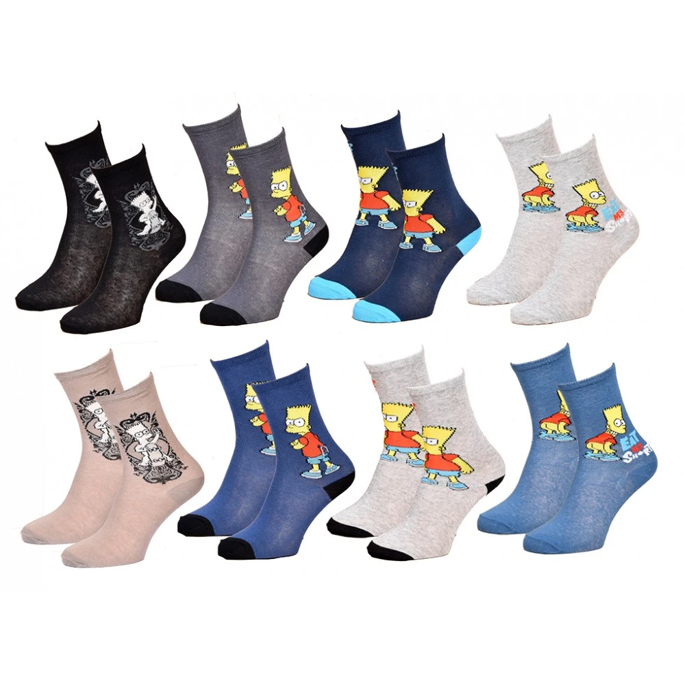 Chaussettes Enfant Licence Simpsons Fantaisie -Assortiment Modèles Photos Selon Arrivages- 11 Chaussettes Enfant Licence Simpsons Fantaisie -Assortiment Modèles Photos Selon Arrivages- – Image 9