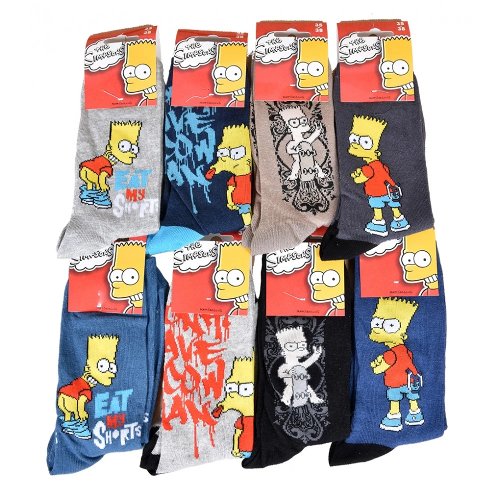 Chaussettes Enfant Licence Simpsons Fantaisie -Assortiment Modèles Photos Selon Arrivages- 12 Chaussettes Enfant Licence Simpsons Fantaisie -Assortiment Modèles Photos Selon Arrivages- – Image 10